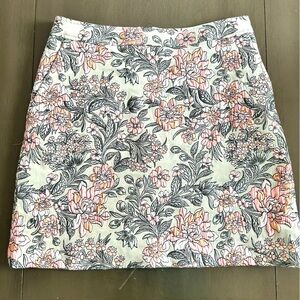 LOFT floral Skirt